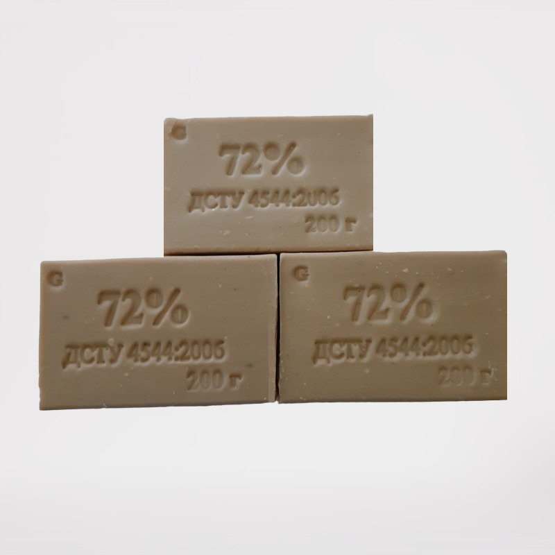 Мило тверде НВП ГРАН Господарське 72%, неупаковане, 200 г (4820020090234)